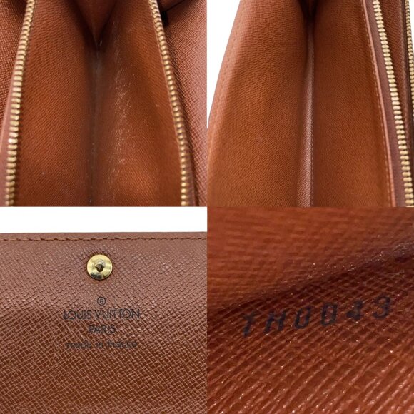 699255AS (G3) Louis Vuitton Wallet Long Porte Monnaie Brown Monogram w/Box - Picture 11 of 12